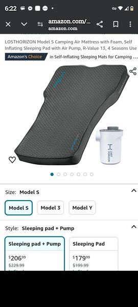 Lost Horizon Self Inflating Air Mattress