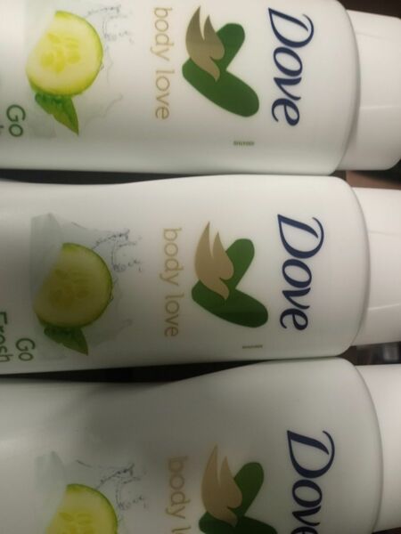Dove Body Lotions.