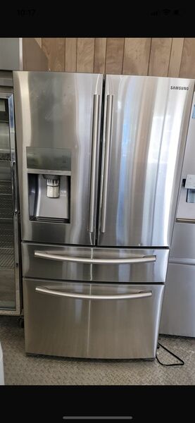 Samsung  36” Wide 4-door  Stainless Steel Refrigerator