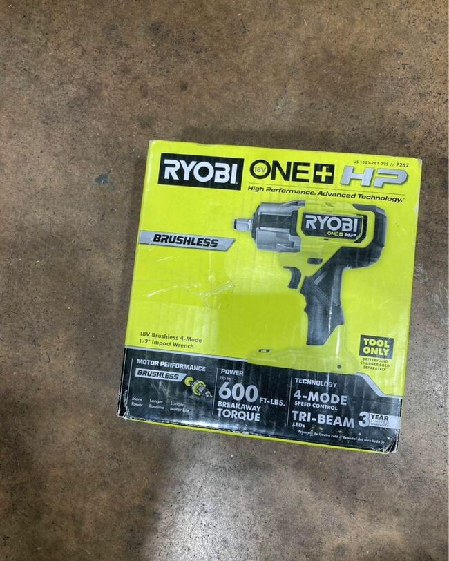 ONE+ HP 18V Brushless Cordless 4-Mode 1/2 in. Impact Wrench (Tool Only)