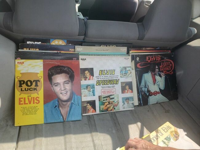 3 vintage original Elvis records