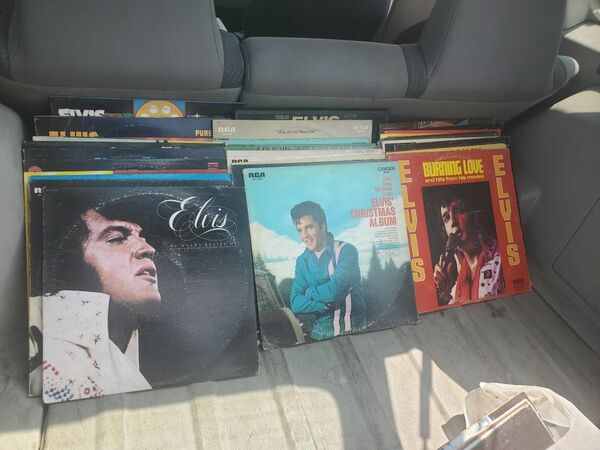 3 vintage original Elvis records