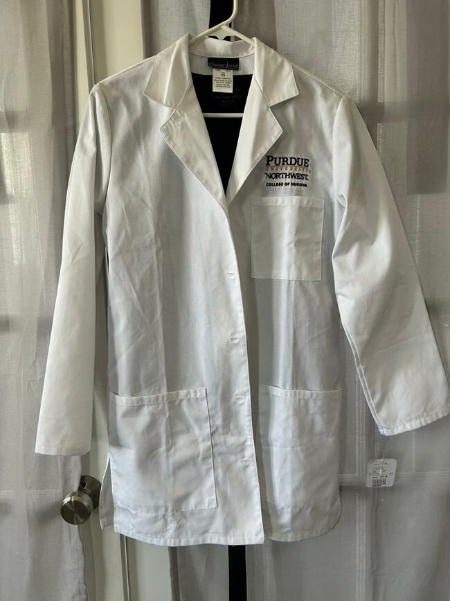 Purdue University Lab coat