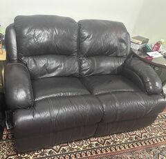 Leather Recliner Sofa N Loveseat