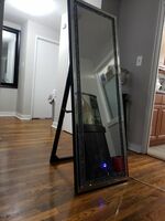 Glamour LED Rectangular Floor Mirror