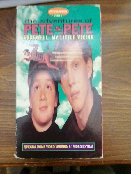 The Adventures of Pete and Pete VHS Farewell My Little Viking Nickelodeon Orange Tape