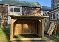 Repurposed Custom Built Wood Pallet Shed