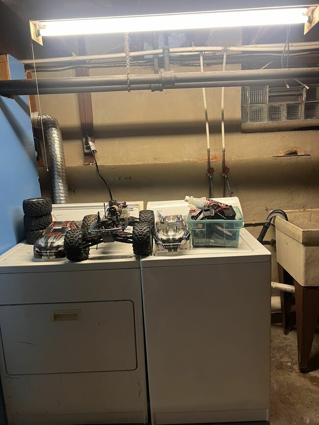 It’s a Traxxas three Tmax gas truck