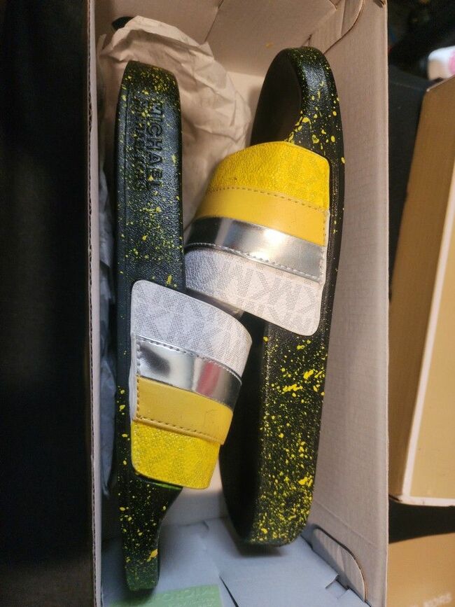 Michael Kors Custom Slides $120