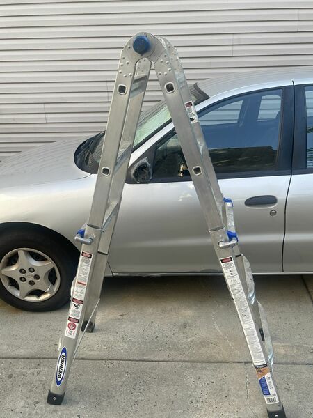 Werner MT-13 300-Pound Duty Rating Telescoping Multi-Ladder, 13- Foot