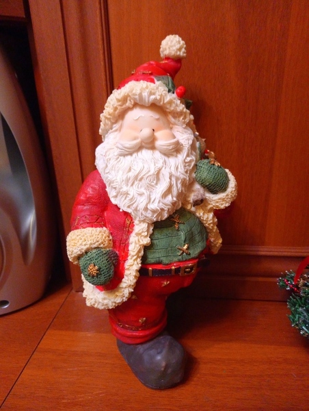 collectible porcelain figurine of Santa Claus