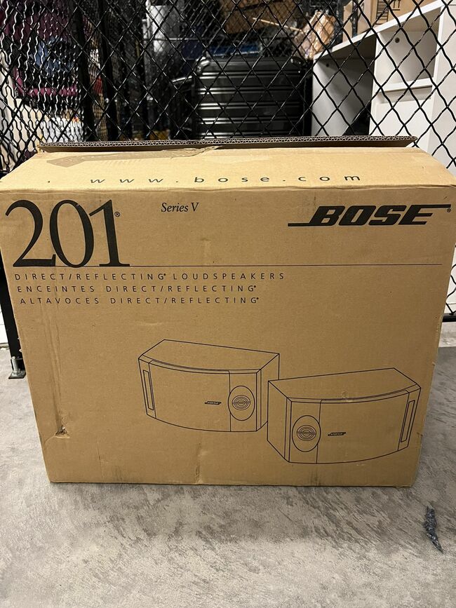 Brand New Bose 201™ VDirect/Reflecting® speaker system - Never Used! One pair