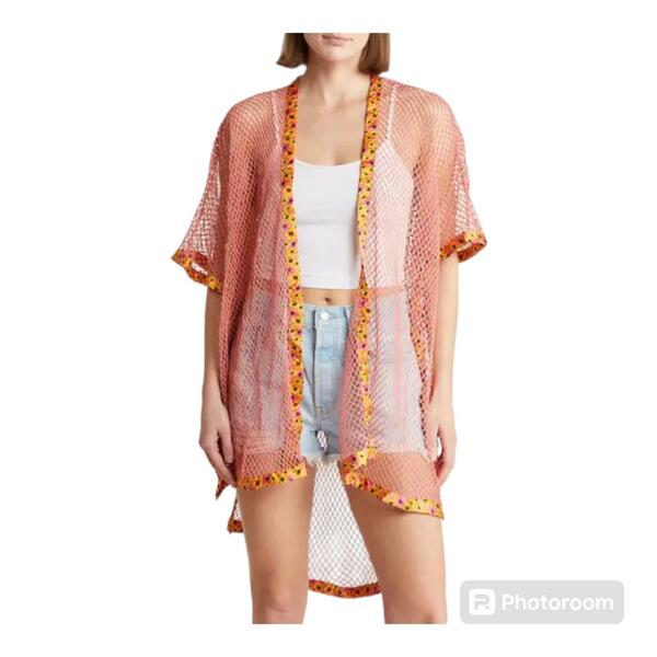eve Madden Open Weave Topper / Kimono / Cover-up