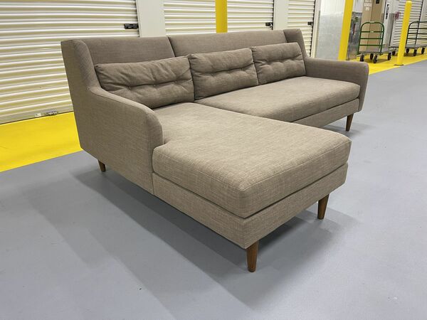 West Elm Left Facing Sectional