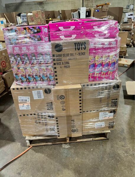 Pallet of Barbie Dolls