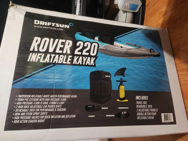 Open Box Driftsun Rover 220 Inflatable Kayak