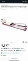 Brand New Foldable PINK Pilates Reformer open to all offers !!