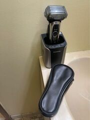 Panasonic Arc5 Electric Razor for Men Shaver and Trimmer Automatic Clean and Charge Station, Wet Dry