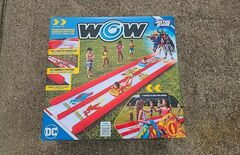 WOW Sports DC Comics Flash vs Superman Backyard Double Lane Super Water Slide