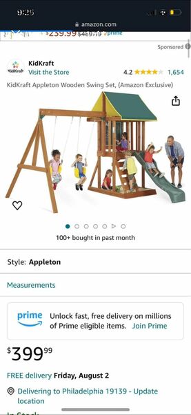 Out Door  Swing Set