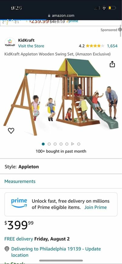 Out Door  Swing Set