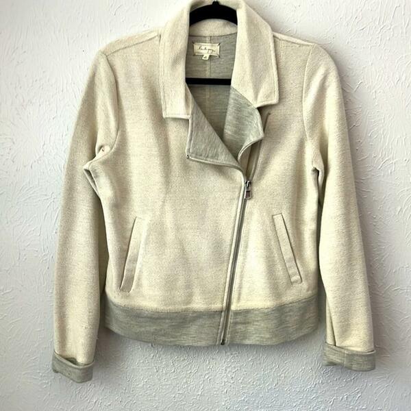 Lou & Grey by Loft jacket oatmeal SZ Sm