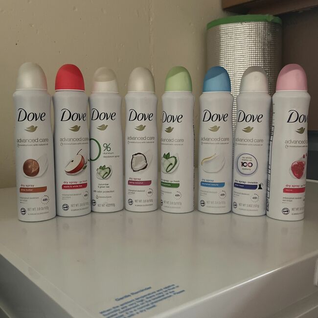 Dove body Spray Bundle 5/$20
