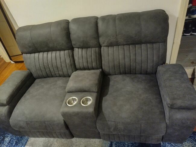 Set Of 2 Recliner Sofa Tv Stand And Small Stand