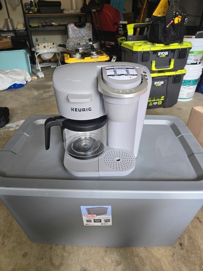 Keurig KDuo Essentials Single Serve KCup & Carafe Coffee Maker Moonligh Gray NIB