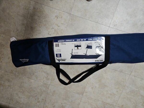 One Piece Camping Cot 75x27x14.