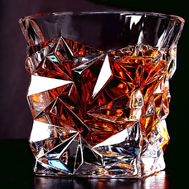 Crystal Whiskey Rock Glass Old Fashioned Tumbler 9.4 OZ