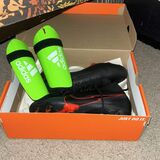 Nike Mercurial Cleats with adidas shinguards