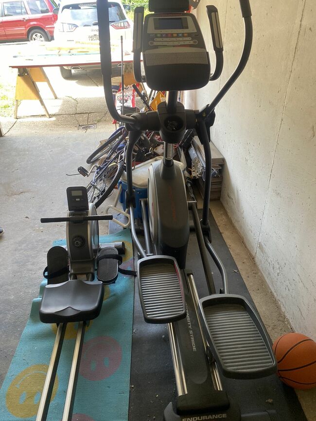 Elliptical And Rowing Machine