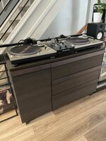 Large Storage Cabinet Cupboard With Shelves Drawers