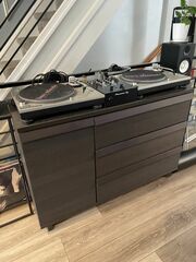 Large Storage Cabinet Cupboard With Shelves Drawers