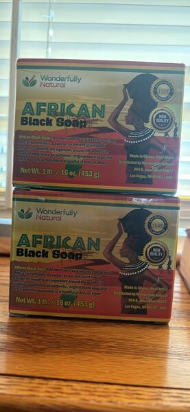 African Black Soap (2 Soaps)