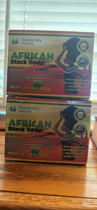African Black Soap (2 Soaps)