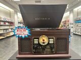 Victrola Record Player with Fm Radio & Disc Digital Audio