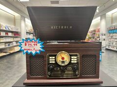 Victrola Record Player with Fm Radio & Disc Digital Audio