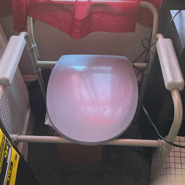 Portable Toilet, Walker and Shower Chair-Pick Up Only