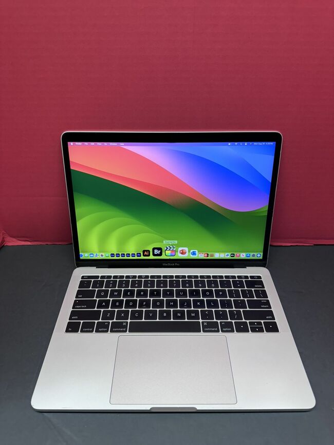 Apple MacBook Pro 13"-Intel”  i5-2.3 GHz, 8GBRAN-256GBSSD-2017 macOS Sonoma 2024
