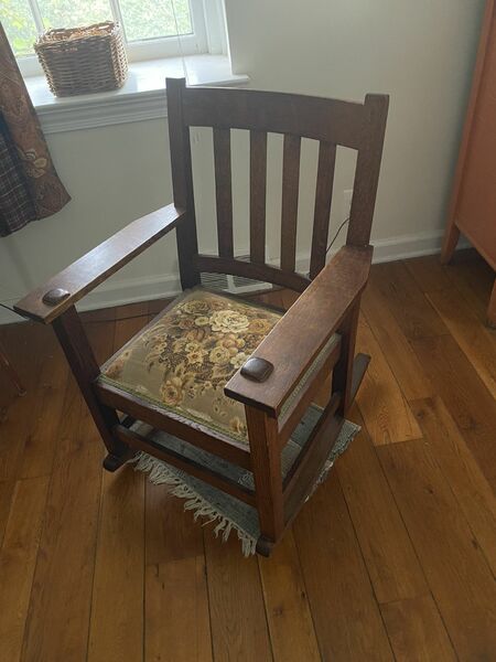 Arts & Crafts Oak Rocker, circa 1920