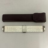 Vintage Frederick Post Versalog 1460 Slide Rule w/ Leather Case