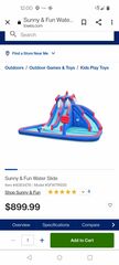 GET READY FOR SUMMER Sunny And Fun Inflatable Water Park