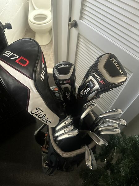 Titleist Full Set Cb716 / 917 Driver / 915 3 & Hyb/ Sm6 Wedges