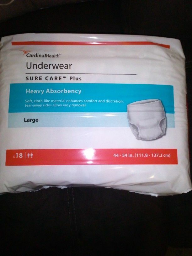 Depends Size Large  An Underpads