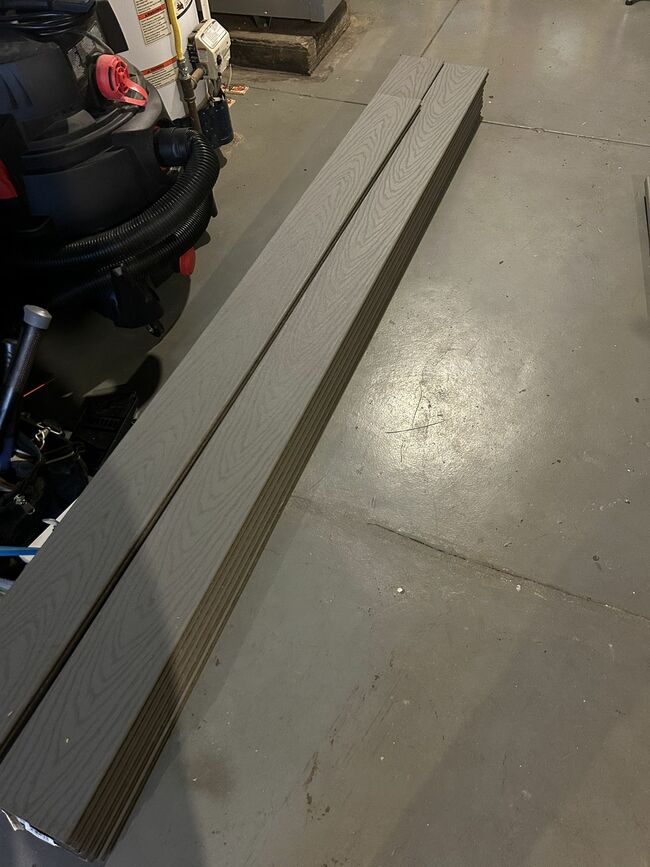 Trex Select - Pebble Grey - 13 Grooved Boards Cut to 7FT