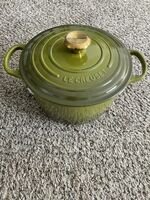 Le Creuset Signature Enameled Cast Iron Round Dutch Oven 4.5 Quarts Olive