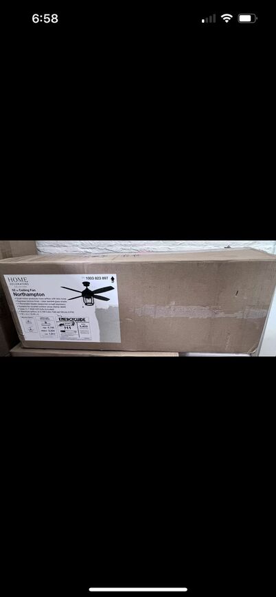 Home Decorators Northampton 52 in LED Indoor/Outdoor Espresso Bronze Ceiling Fan