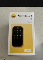 YALE ASSURE LOCK 2 -  BLUETOOTH SMART DEADBOLT DOOR LOCK- SATIN NICKEL